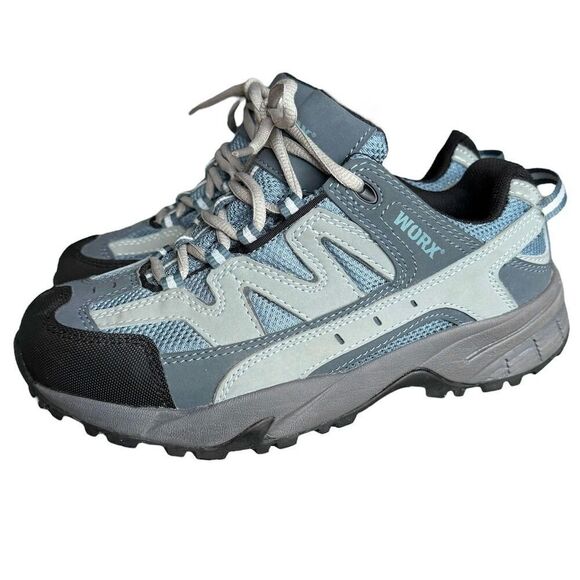 Red Wing Worx Carbide Women's Athletic Safety Toe Work Shoes Blue Size 7W - Picture 7 of 15